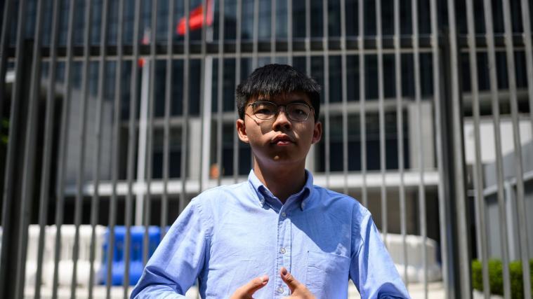 Darf nicht bei Wahl in Hongkong antreten: Joshua Wong.
