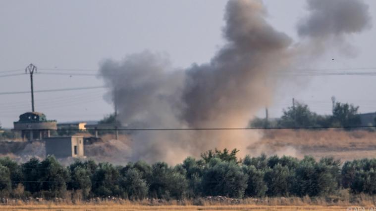 Das türkische Bombardement wurde fortgesetzt.
