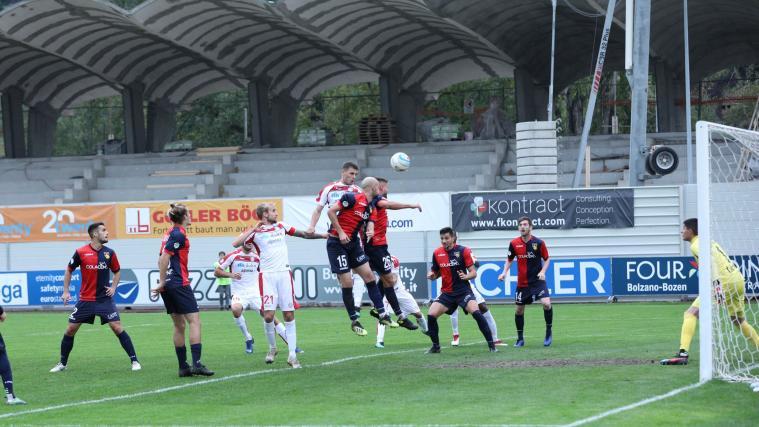 Der FC Südtirol langte gegen Gubbio drei Mal zu.