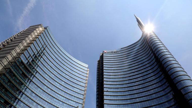 Der UniCredit-Tower in Mailand.