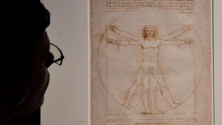 „Der Vitruvianische Mensch“, eine der berühmtesten Zeichnungen von Leonardo da Vinci, darf per Gerichtsbeschluss nicht an den Louvre in Paris verliehen werden.