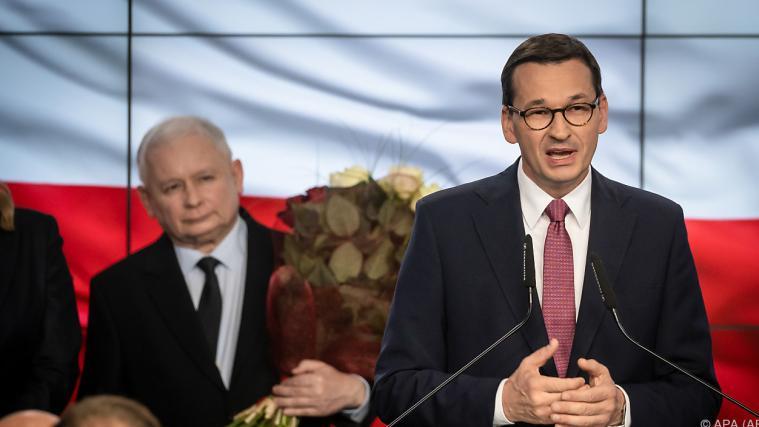 Die Partei von Mateusz Morawiecki dürfte ihre absolute Mehrheit in Polen ausbauen.
