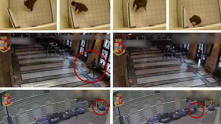 Diese Videoaufnahmen veröffentlichte die Polizei am Montagabend.