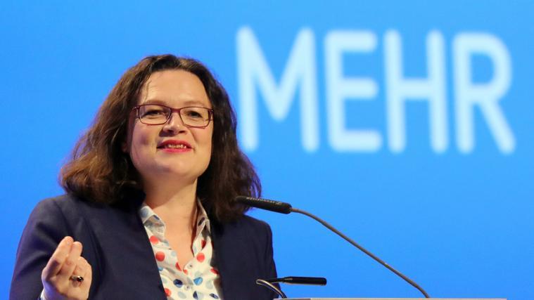 Die SPD sucht einen Nachfolger für Andrea Nahles.