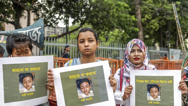 Frauen hatten nach dem Tod der 19-jährigen Nusrat Jahan Rafi protestiert.