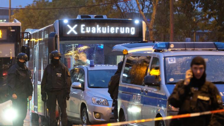 Großeinsatz in Halle: Der Täter konnte gefasst werden.