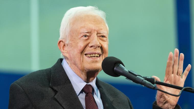 Jimmy Carter vor wenigen Tagen bei einer Veranstaltung an der Emory Universität in Atlanta.
