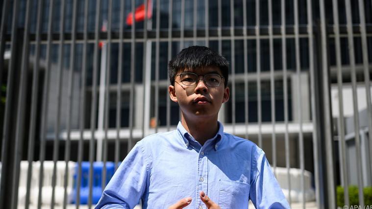Joshua Wong darf in Hongkong nicht kandidieren.