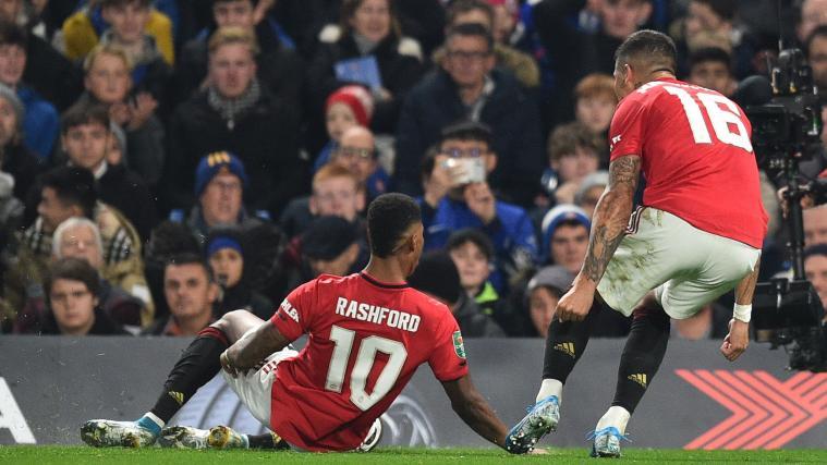 Marcus Rashford erzielte ein herrliches Freistoßtor.