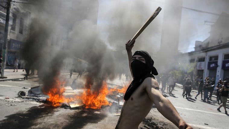 Noch kein Ende der gewaltsamen Auseinandersetzungen in Chile.