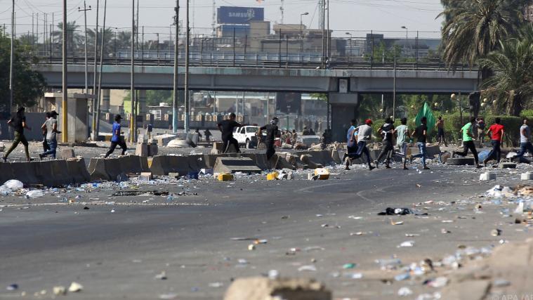 Proteste in Bagdad.
