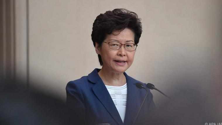Regierungschefin Carrie Lam gab ihre Einschätzung bekannt.