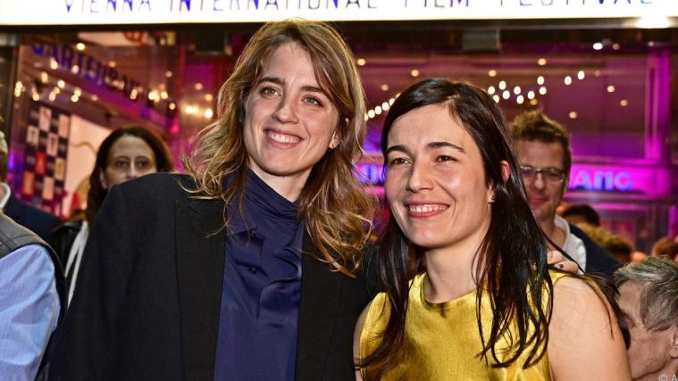 Schauspielerin Adele Haenel und Viennale Direktorin Eva Sangiorgi.