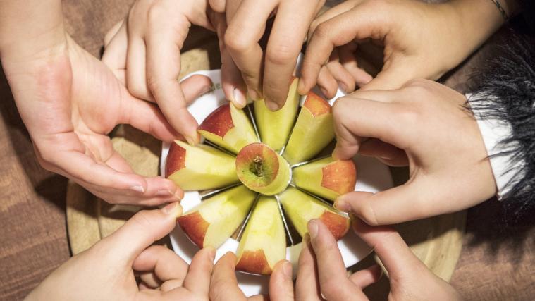 Südtiroler Äpfel vieler verschiedener Sorten werden am 8. November 2019 allen Grundschulen der deutschen, italienischen und ladinischen Sprachgruppe zur Verfügung gestellt.