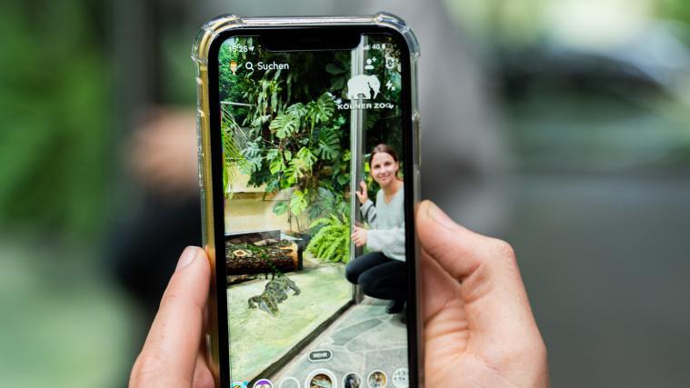 Tiere nur am Handy: Kölner Zoo startet Experiment mit Snapchat