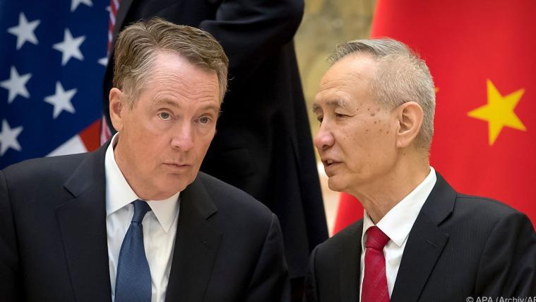 US-Handelsbeauftragter Lighthizer sprach mit Chinas Vizepremier Liu He.