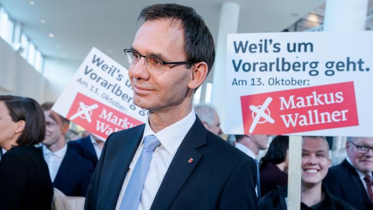 Vorarlbergs Landeshauptmann Markus Wallner kann sich freuen.
