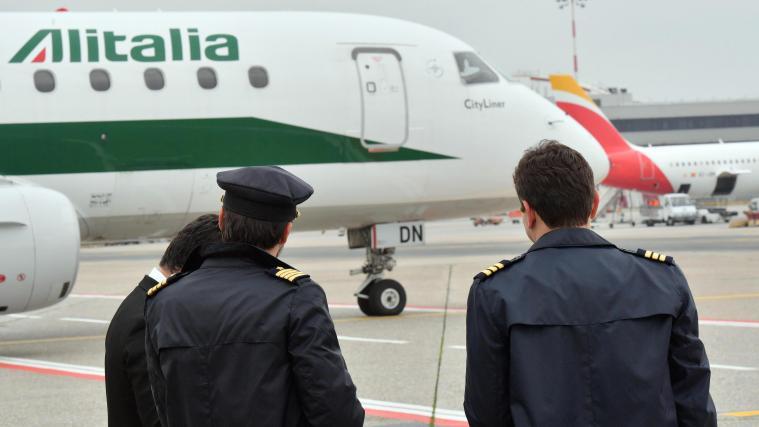 Alitalia wir mit staatlichen Überbrückungskrediten in der Luft gehalten.