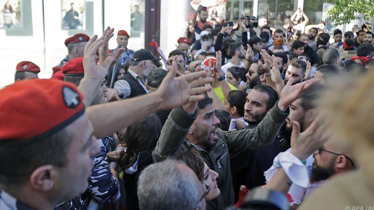 Aufgeheizte Stimmung in Beirut.