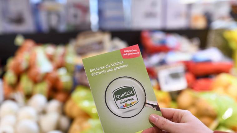 Bei der Aktion „Entdecke die Schätze Südtirols“ wurden die Produkte mit Qualitätszeichen zum Inhalt einer spannenden Schatzsuche.