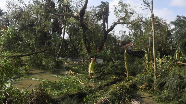 Der Sturm brachte Windgeschwindigkeiten von bis zu 120 Stundenkilometern mit sich.