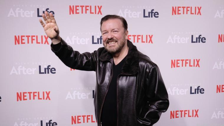 Der von den Stars gleichermaßen gefürchtete wie geliebte Gervais.