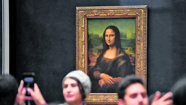 Eine Kopie der weltberühmten Mona Lisa (im Bild das Original, das im Pariser Louvre hängt) wurde um über eine halbe Million Euro versteigert.
