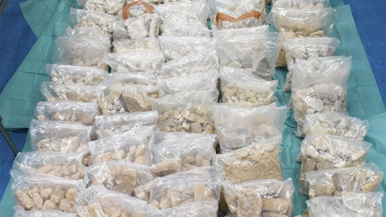 Es wurde Ecstasy-Wirkstoff MDMA im Wert von 200 Millionen Dollar beschlagnahmt.