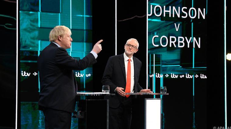 Johnson und Corbyn schenkten sich nichts.