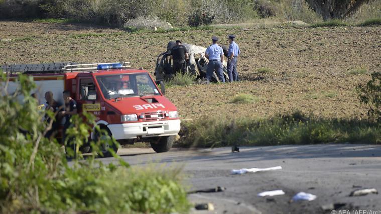 Journalistin Galizia wurde 2017 mit einer Bombe in ihrem Auto getötet.