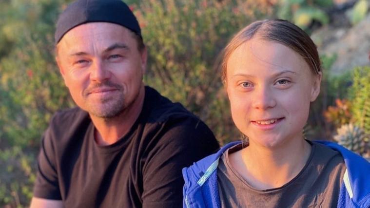Leonardo di Caprio und Greta Thunberg wollen sich gegenseitig unterstützen.
