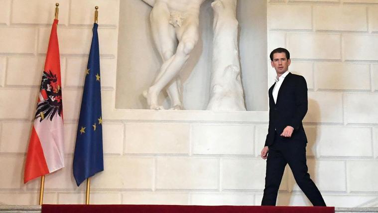 ÖVP-Chef Sebastian Kurz nach dem Ende der Sondierungsgespräche.