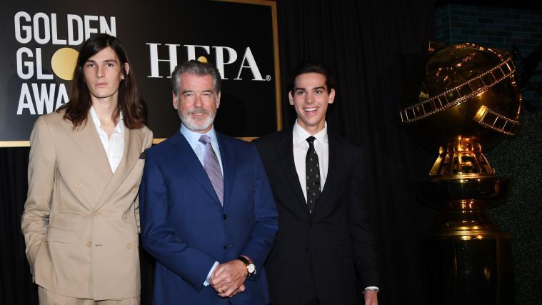 Pierce Brosnans Söhne Dylan (l.) und Paris wurden zu Golden-Globe-Botschafter ernannt.