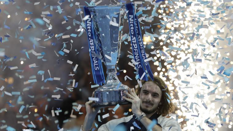Sieger der ATP Finals 2019: Stefanos Tsitsipas aus Griechenland.
