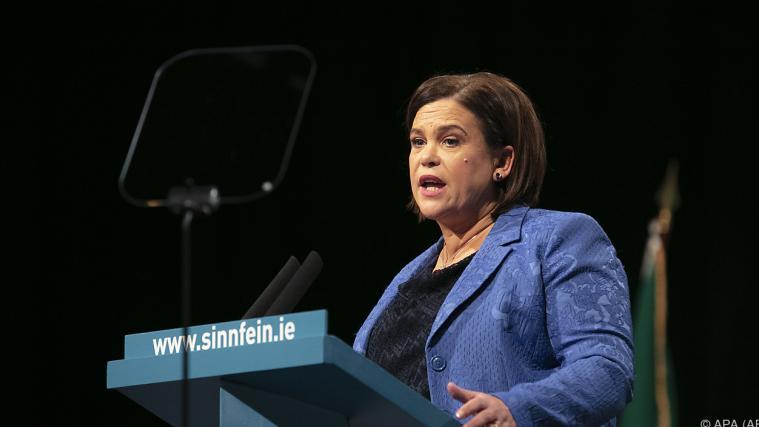 Sinn-Fein-Chefin McDonald warb für ein entsprechendes Referendum.