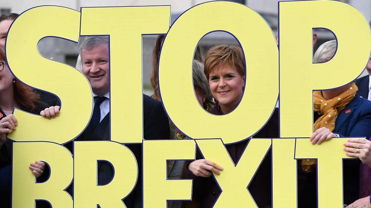 SNP-Chefin zeigte sich am Freitag mit klarer Botschaft.