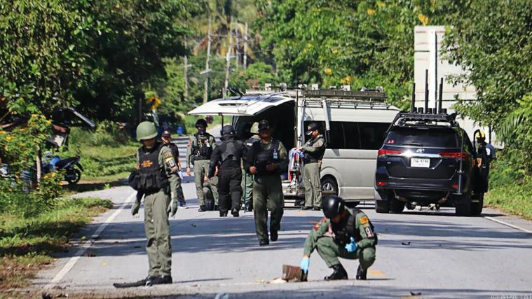 Tödliche Angriffe mutmaßlicher muslimischer Rebellen in Thailand.