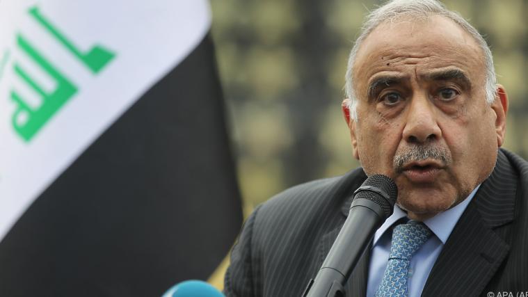 Adel Abdel Mahdi hatte sein Amt erst im Oktober 2018 angetreten.