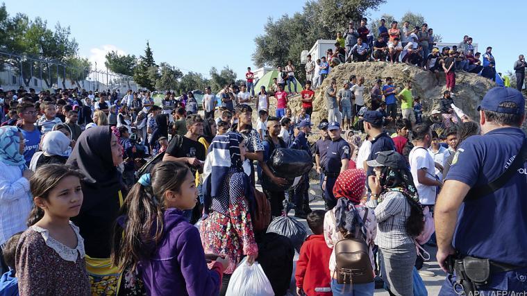 Auch auf Lesbos kamen wieder viele Migranten an.