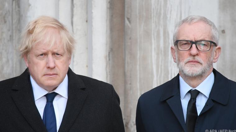 Boris Johnson und Jeremy Corbyn treffen im TV-Duell aufeinander.