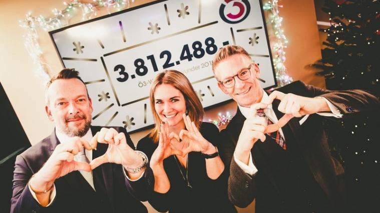 Das Moderatorenteam: Robert Kratky, Gabi Hiller und Andi Knoll.