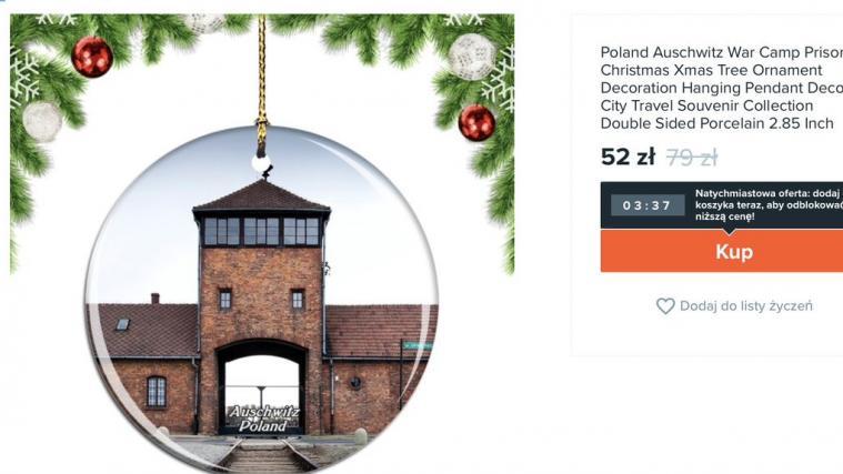 Das Museum rund um das Vernichtungslager Auschwitz-Birkenau prangert den bei Amazon verkauften Christbaum-Schmuck mit Bildern von Auschwitz an.
