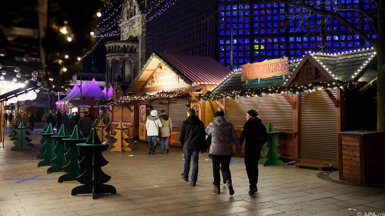 Der Weihnachtsmarkt wurde vorsorglich geräumt.