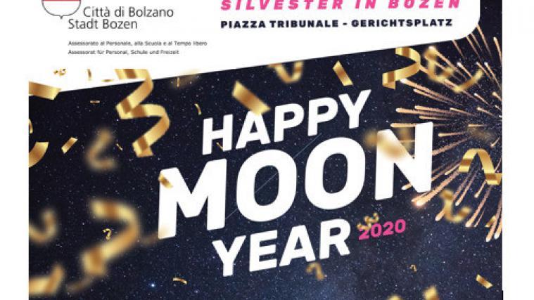 Die Einladung zur Silvesterfeier in Bozen.