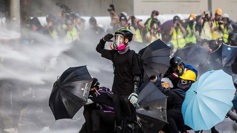 Die Proteste in Hongkong dauern bereits seit Juni an.