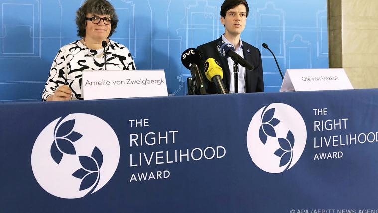 Die Right Livelihood Awards werden in Stockholm verliehen.