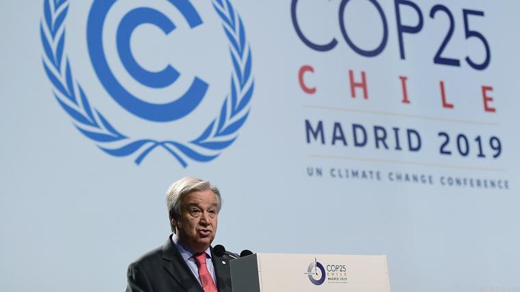 Die Welt stehe laut Guterres an einem "Wendepunkt".