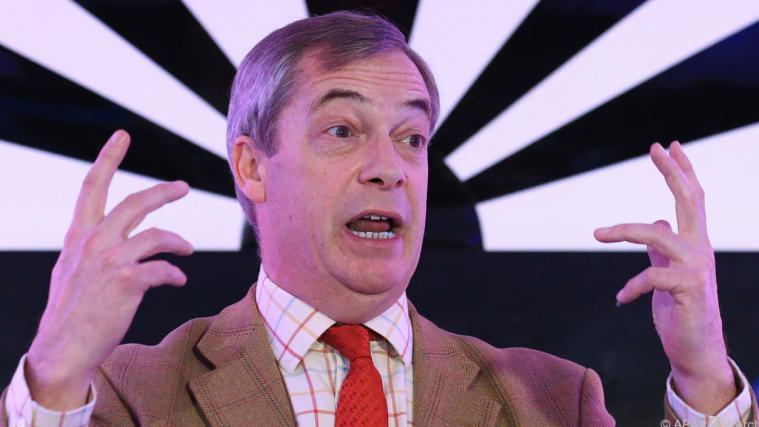 EU-Gegner Farage will sicherstellen, dass es zum Brexit kommt.