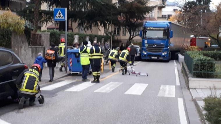 Für den Lkw gab es kein Weiterkommen.