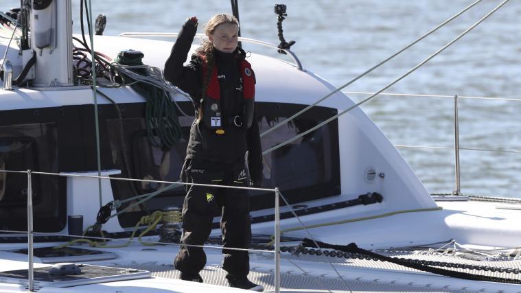 Greta Thunberg ist in Portugal angekommen.